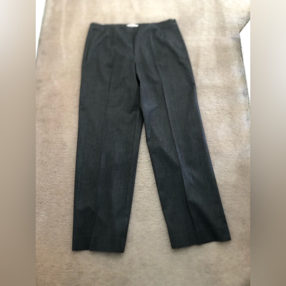 Black slacks, size 8.  Light herringbone pattern